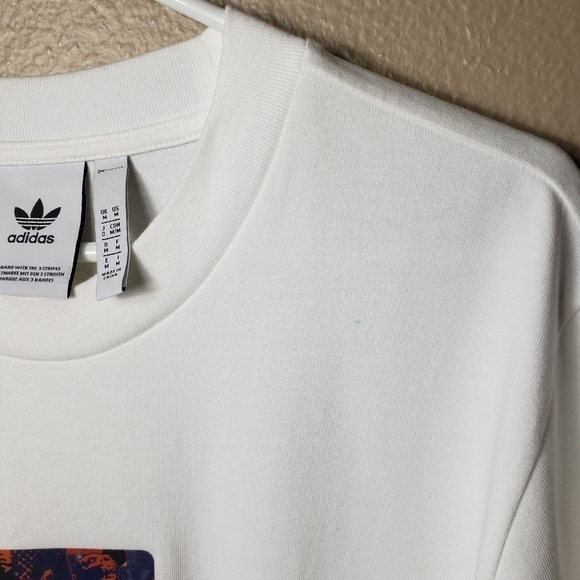 Adidas Originals Men's Lunar New Year Trefoil Graphic Lenticular Tee-Size L - Picture 3 of 9